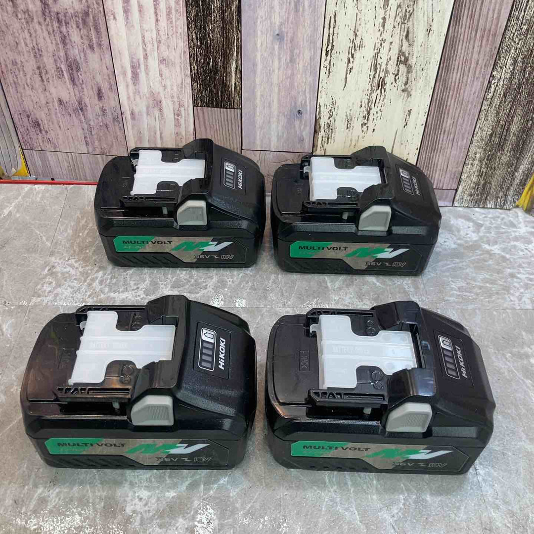 【未使用品】【純正】4個セット HiKOKI ハイコーキ マルチボルト リチウムイオンバッテリー 36V 4.0Ah BSL36B18【八潮店】
