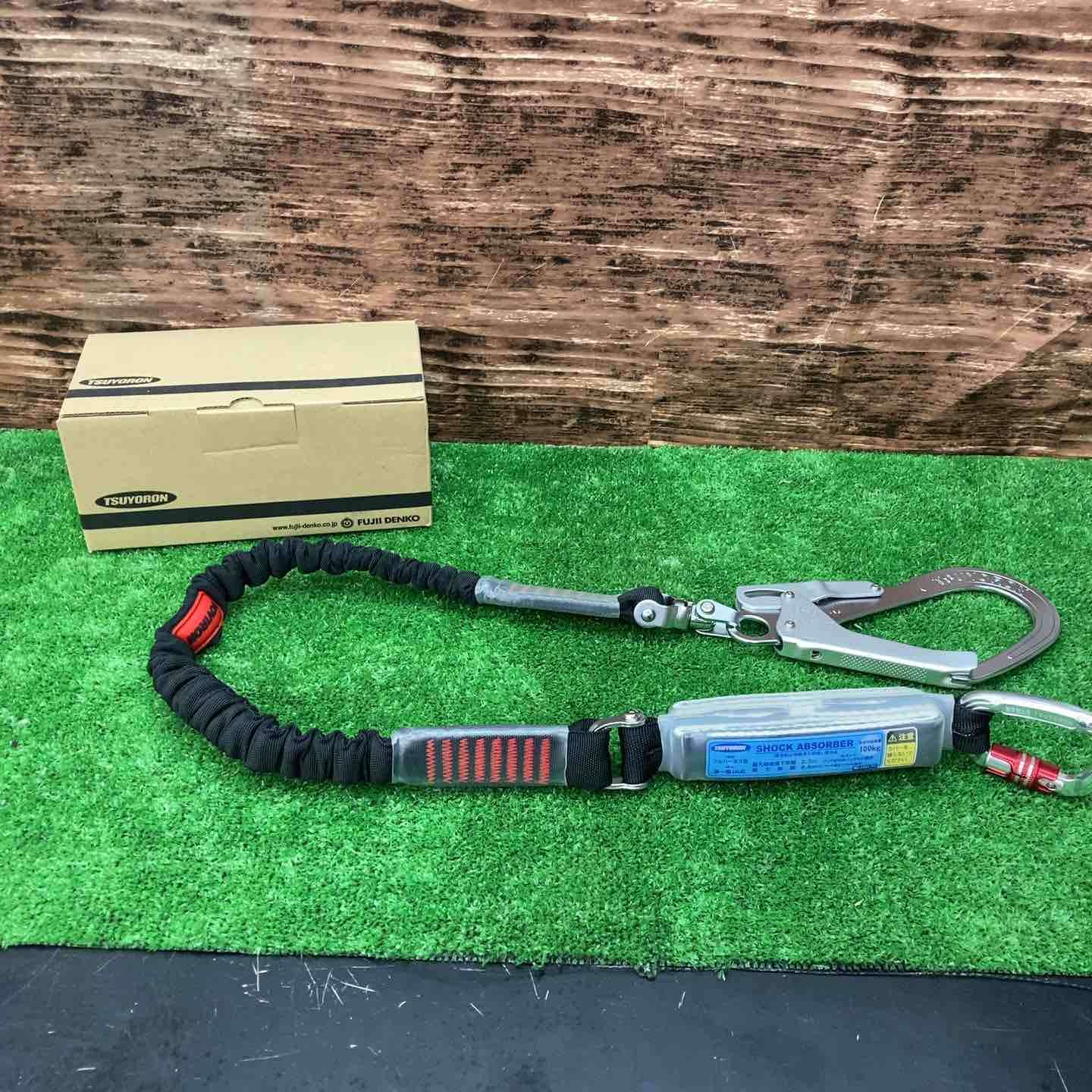 TSUYORON フルハーネス用ランヤード シングルランヤード ロック機構付き巻取式コルトリトラ ( THL-CR93SV-21KS-R23-BP ) 藤井電工(株) TSUYORON フルハーネス用ランヤード 1.7m 100kg 新規格墜落制止用