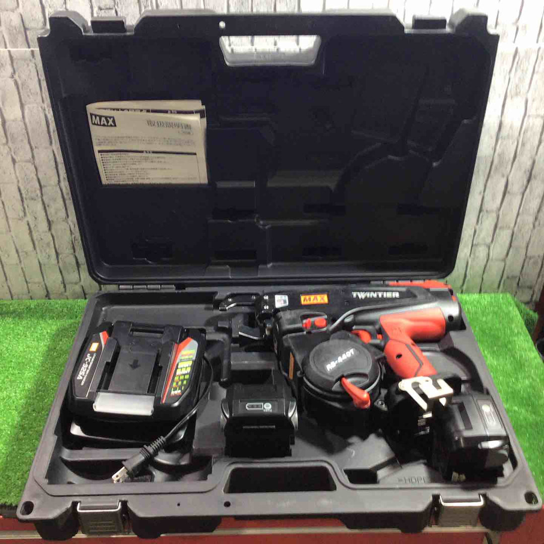 ★マックス(MAX) 鉄筋結束機 ツインタイア RB-440T-B2C/1450A 14.4V 動作確認済み【川口店】