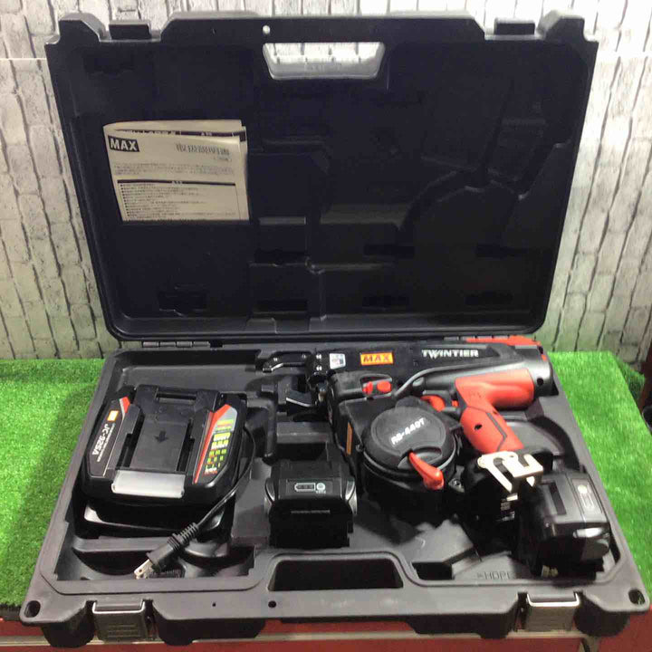 ★マックス(MAX) 鉄筋結束機 ツインタイア RB-440T-B2C/1450A 14.4V 動作確認済み【川口店】