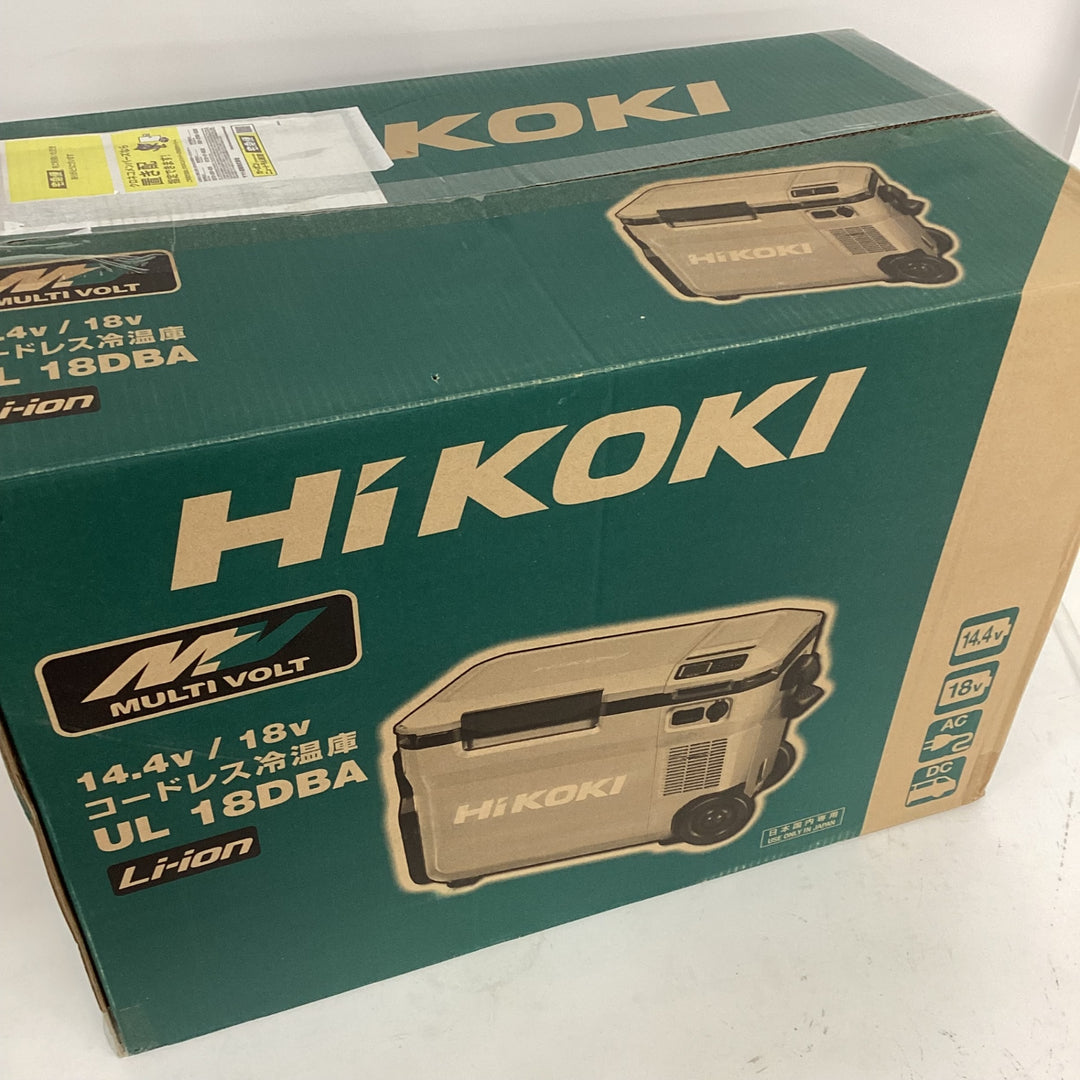 ★ハイコーキ(HIKOKI ※旧:日立工機) コードレス冷温庫 UL18DBA(WMBZ)【狭山】