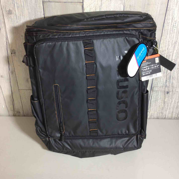 【未使用品】 TRUSCO プロ用軽量ボックス型リュック ショルダーコンテナ リュック A3BL-BK 黒 ブラック 【戸田店】