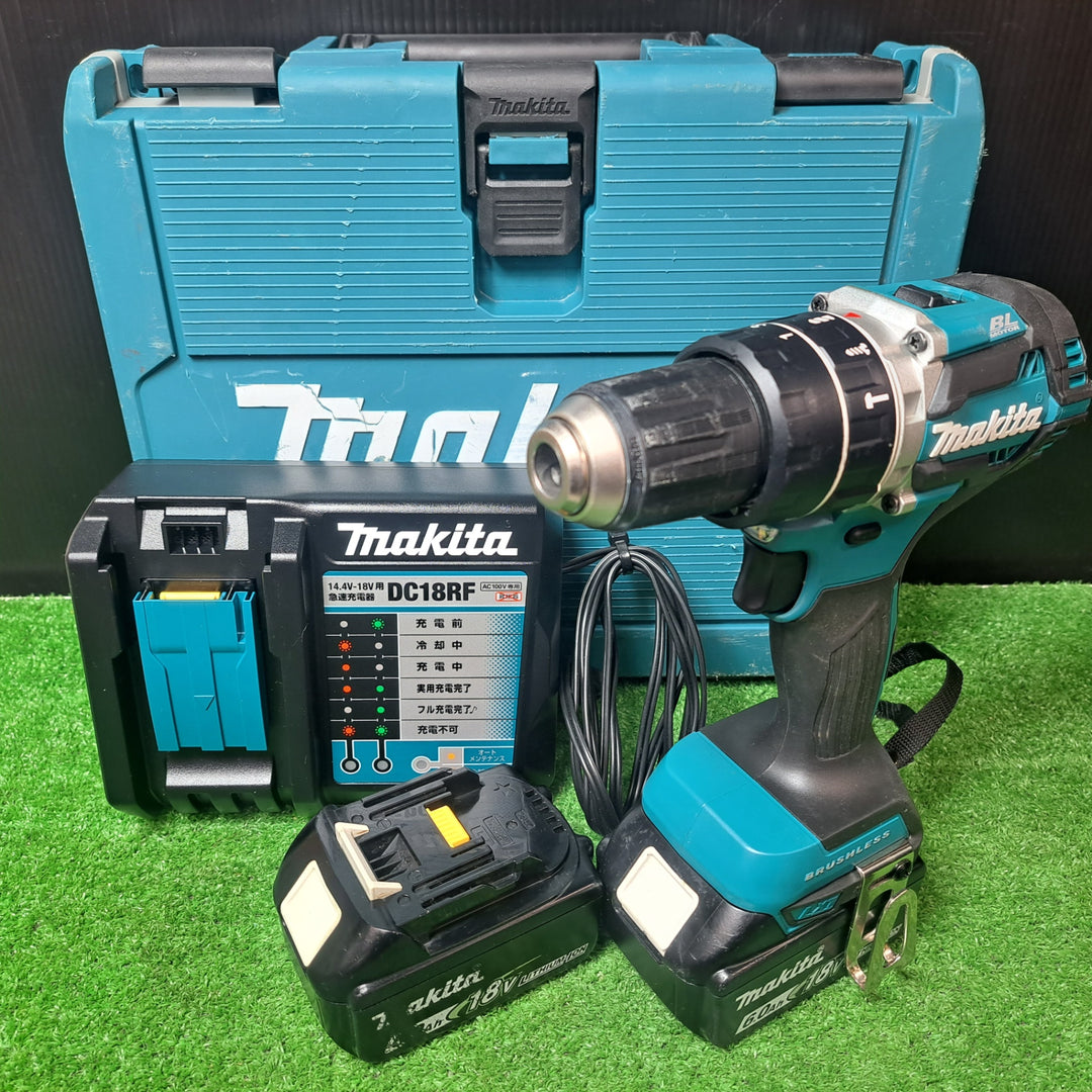 ★マキタ(makita) コードレス振動ドリルドライバー HP484DRGX 18V6.0Ahバッテリー2個付き【岩槻店】