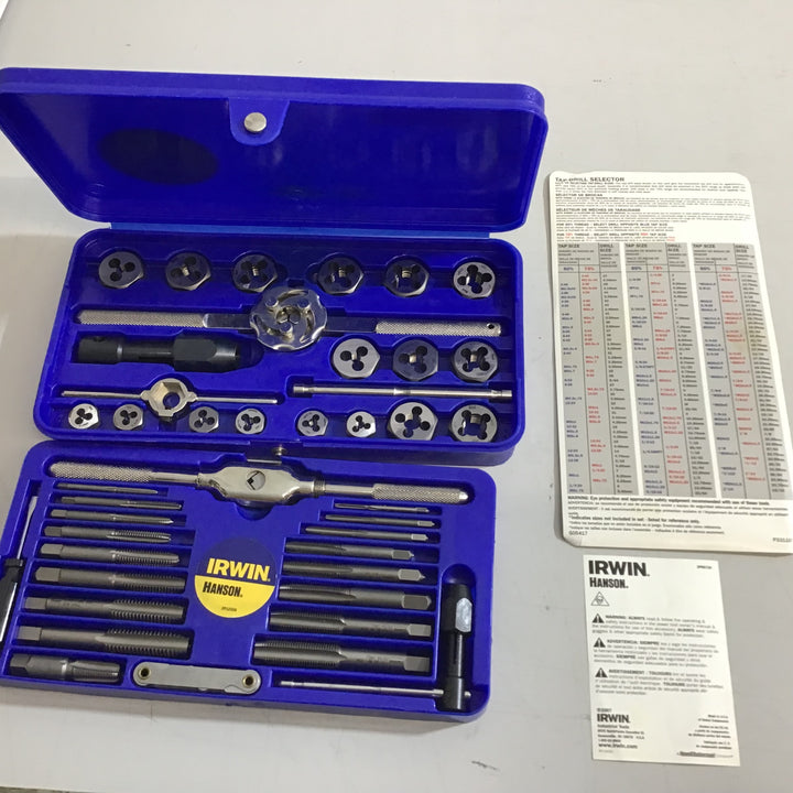 【美品】アーウィン IRWIN タップ&ダイスセット 41個入り 2P14768 工具セット【戸田店】