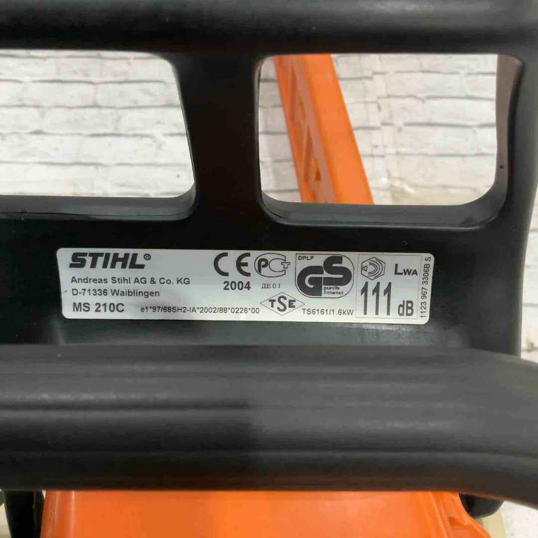 スチール(STIHL) エンジンチェーンソー MS210C【川口店】