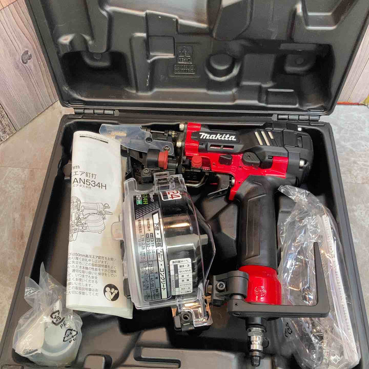【中古品 美品】★マキタ makita 50mm 高圧エア釘打ち機 AN534H【八潮店】