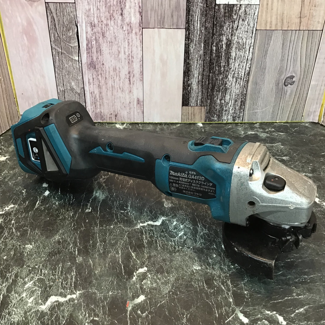 ★マキタ(makita) 100mmコードレスディスクグラインダ GA412DZ【八潮店】