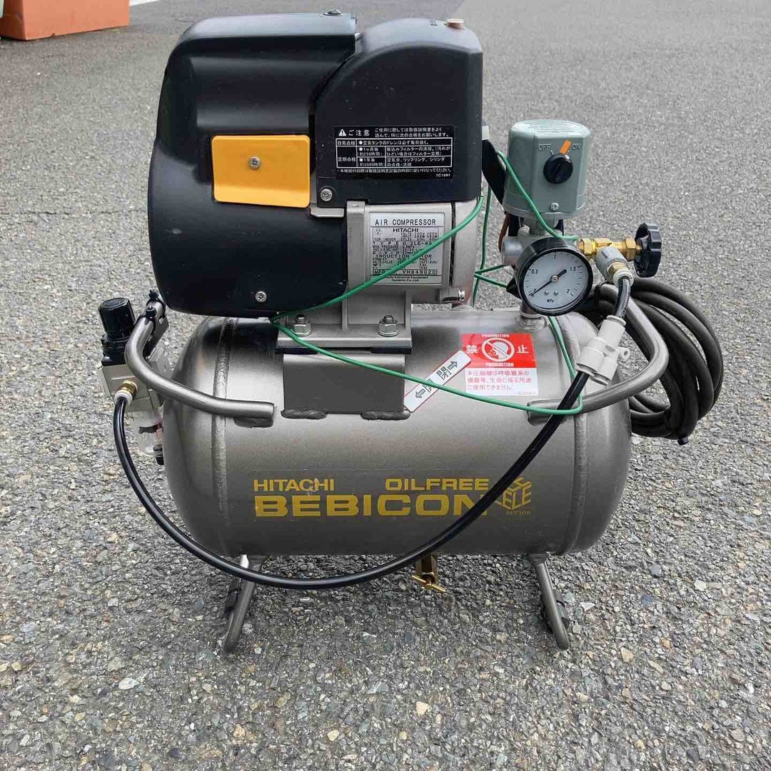 ◇日立産機(HITACHI) ベビコン 0.2LE-8S 常圧エアコンプレッサ【川崎店】