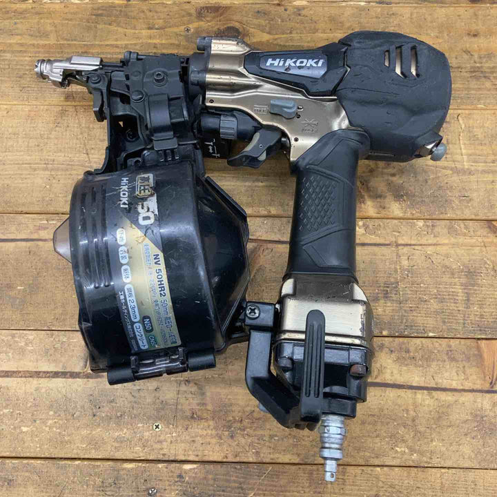 ★ハイコーキ(HIKOKI ※旧:日立工機) 高圧エア釘打ち機 NV50HR2(S)【所沢店】