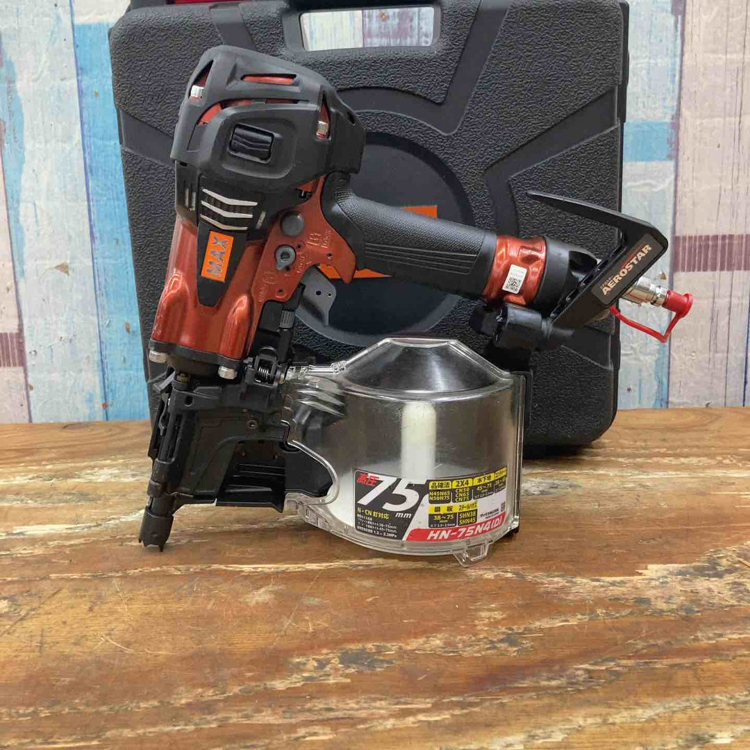 ★マックス(MAX) 高圧エア釘打ち機 HN-75N4(D)-R【柏店】
