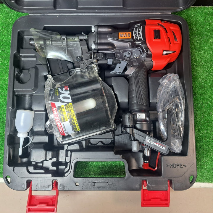 【美品】★マックス(MAX) 高圧エア釘打ち機 HN-90N6(D)-G【岩槻店】