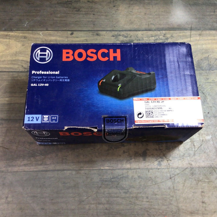 【未使用品】〇ボッシュ(BOSCH) 充電器 GAL12V-40【東大和店】