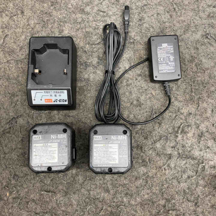 ◇マックス(MAX) コードレスガスネイラ GS-725C ケース(6V1.5Ahバッテリー*2、充電器)【鴻巣店】