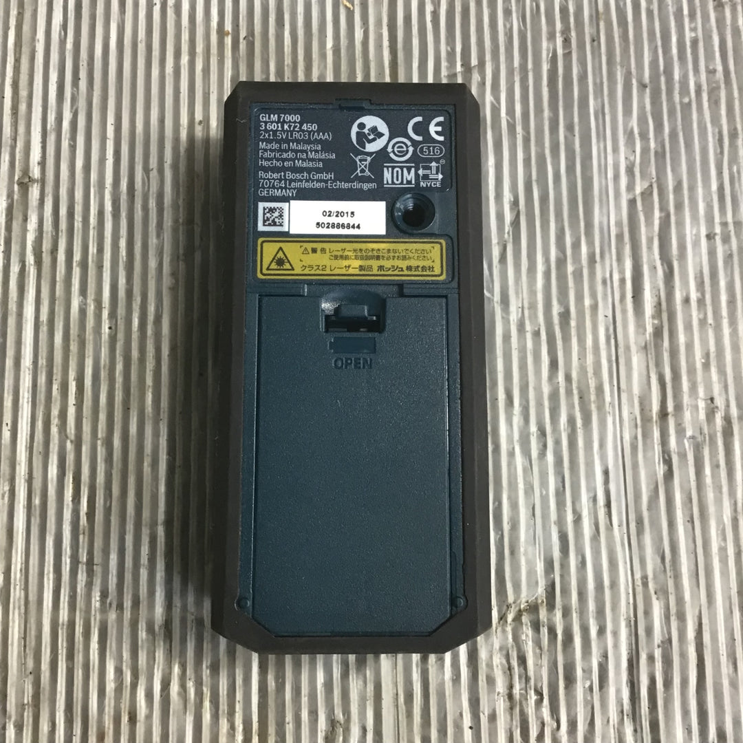 ボッシュ(BOSCH) レーザー距離計 GLM7000【中古品】