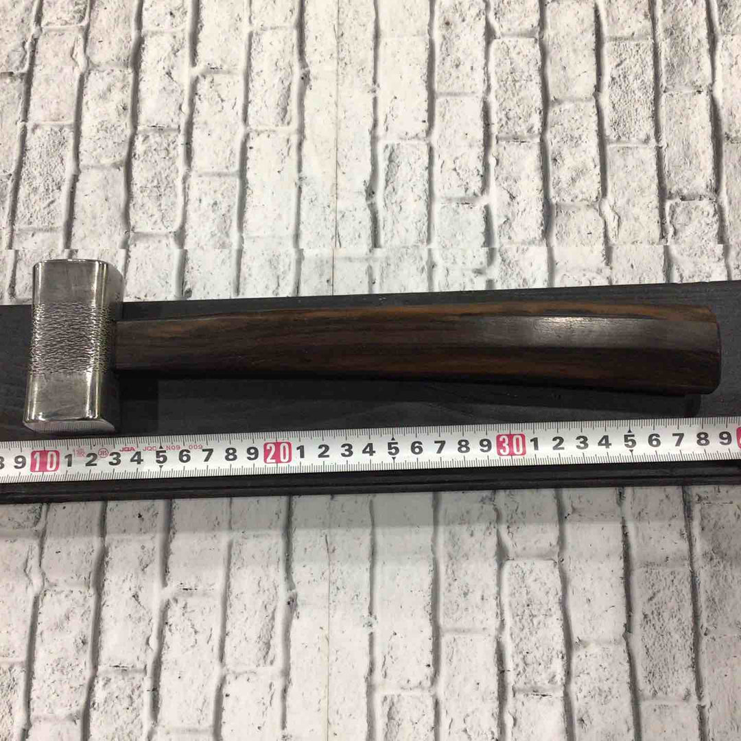 天龍 四角玄翁 120匁 黒檀柄 シロタ入り 【川口店】