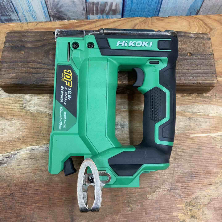 【中古品】★ハイコーキ(HIKOKI ※旧:日立工機) 10mm 10.8V コードレスタッカ N1210DA(LS) セット バッテリー充電器付き【柏店】【柏店】