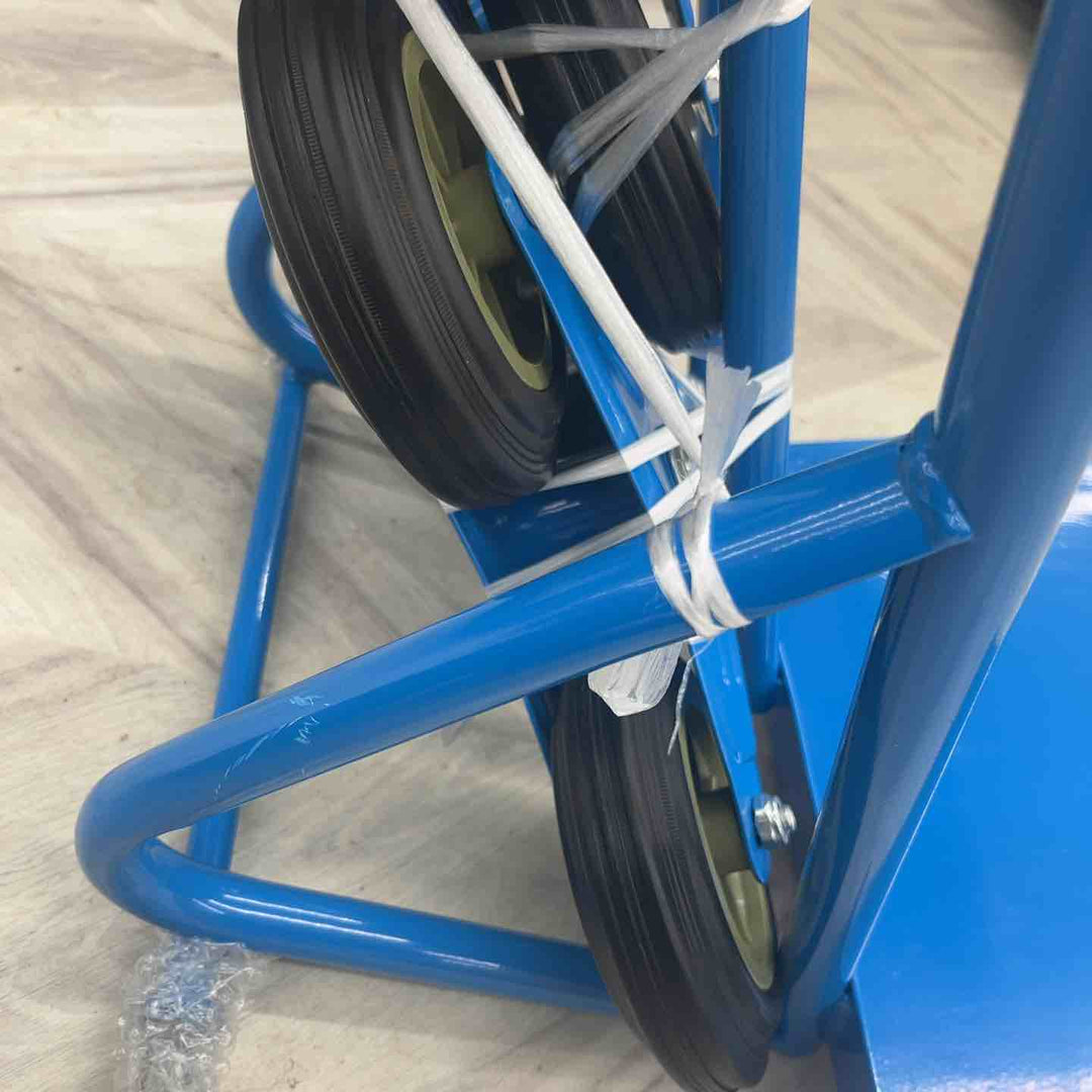 ◇スチール三輪階段昇降機 青 耐荷重180kg 段差 22cm 220mm　【越谷店】