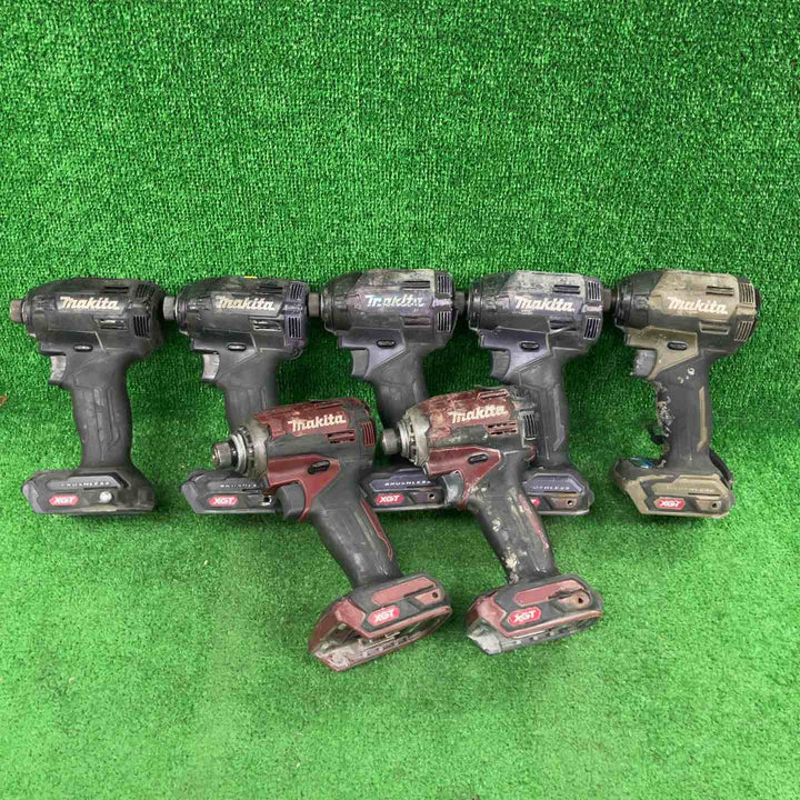 ▼ジャンク品 マキタ 40Vインパクトドライバー 計7台 ・TD002G ×5台・TD001G ×2台【川崎店】