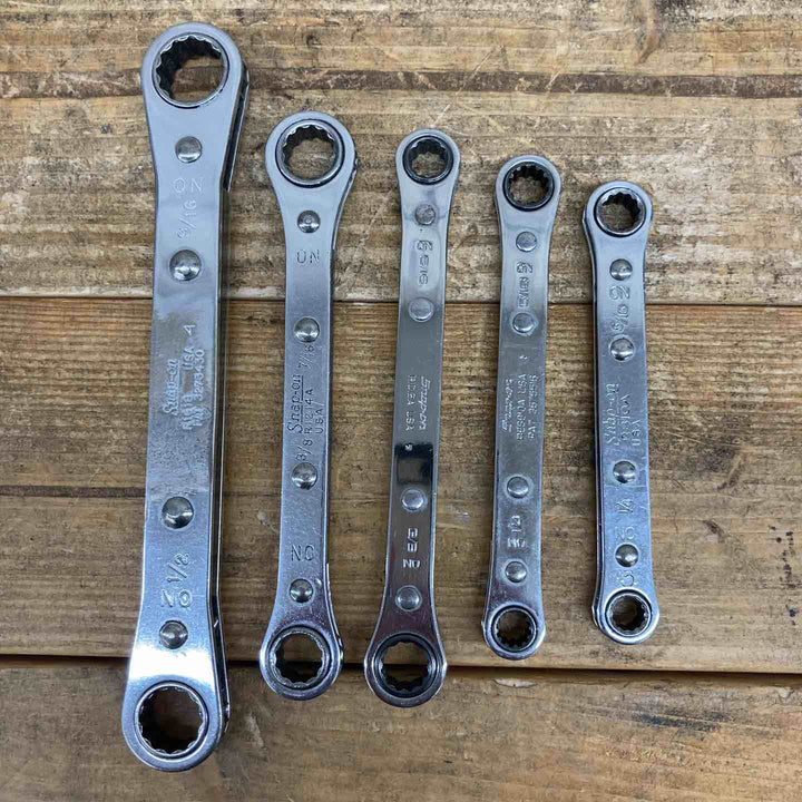 【中古品】 スナップオン(Snap-on) 板ラチェットまとめ R1618、R810A、R1012A、R1214A、RES810A 5個セット 【東大和店】