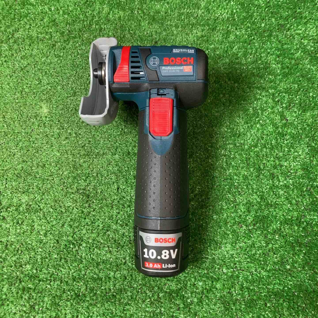 【美品】◇ボッシュ(BOSCH) コードレスディスクグラインダー GWS10.8V-76 ◎充電器・10.8Vバッテリー3個付き(3.0Ah×2個・6.0Ah)【岩槻店】