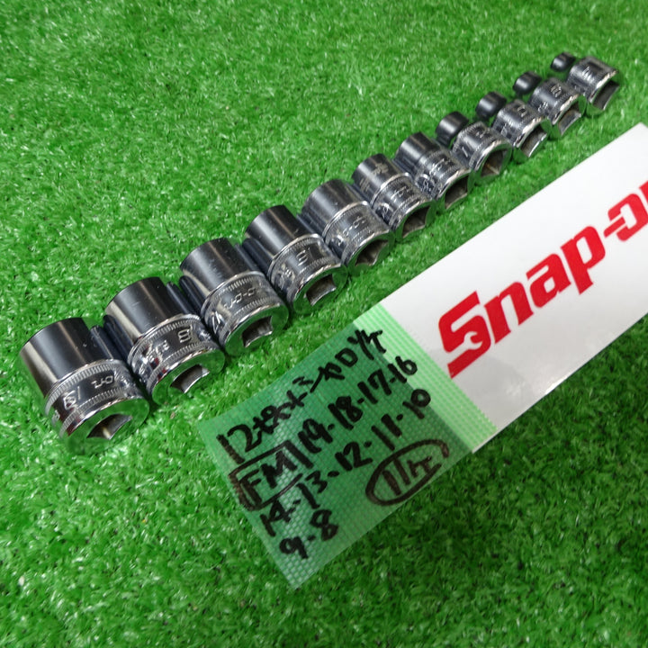 スナップオン/Snap-on 3/8sq シャローソケット FMシリーズ 8-19mm 11個セット【岩槻店】