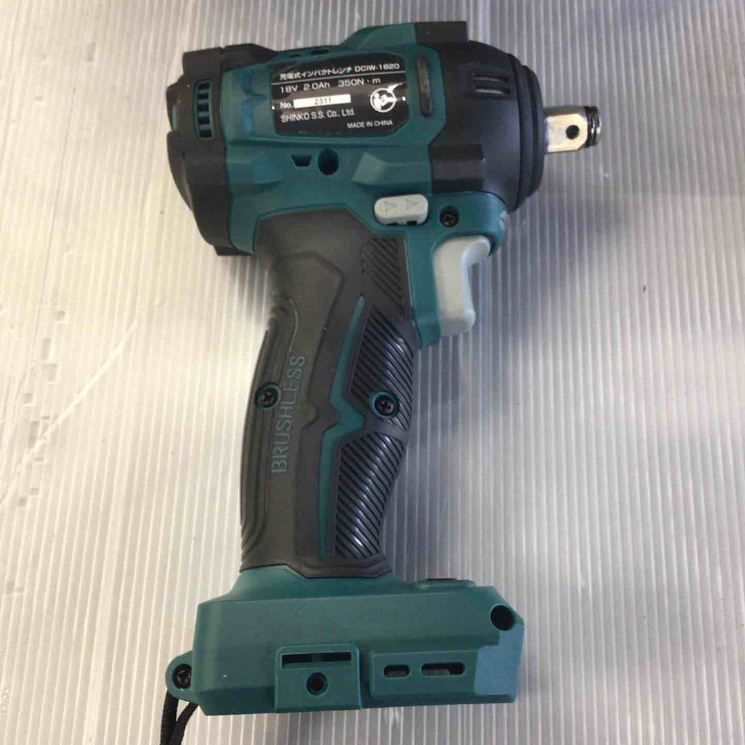 新興製作所 充電式インパクトレンチ DCIW-1820 3段階トルク オートストップ機能付き ボルト締め・タイヤ交換に【草加店】