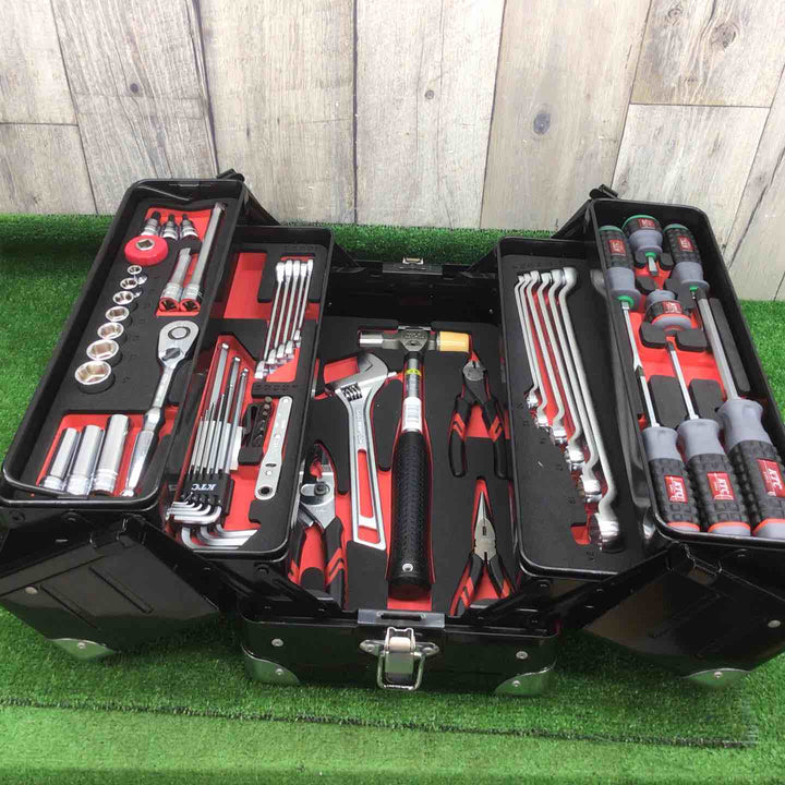 KTC SK35622WZ スタンダードツール 工具セット 9.5sq. 両開きメタルケース 56点【富山店】◆BR