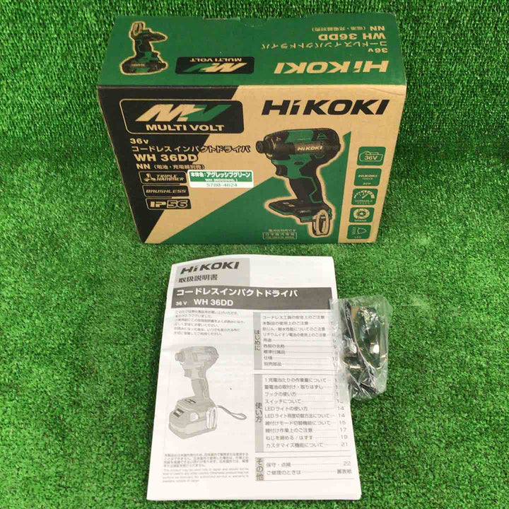 ハイコーキ(HIKOKI ※旧:日立工機) コードレスインパクトドライバ WH36DD(NNL)【川崎店】