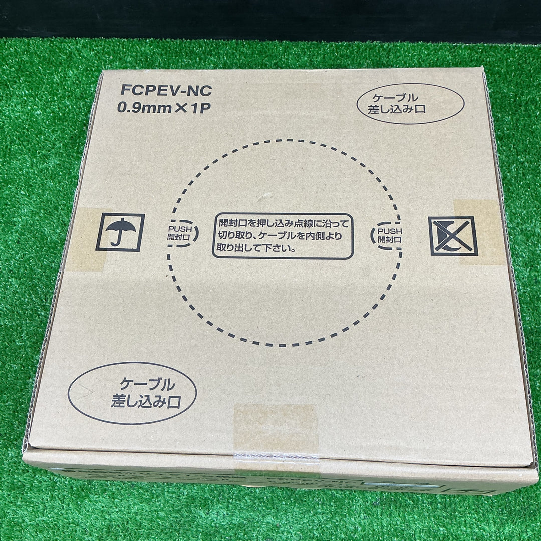 【未使用品】JMACS株式会社 FCPEV-NC 0.9mm×1P 100m 着色識別PE絶縁PVCシースケーブル FCPEV-NC 0.9mm×1P 100m【電材館越谷店】