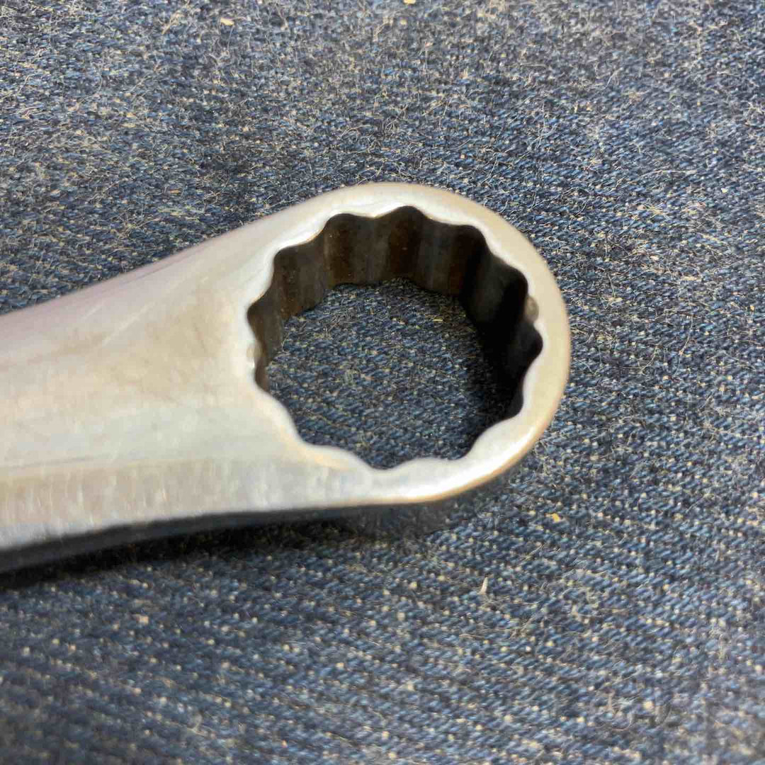 ◇スナップオン(Snap-on) ストレートメガネレンチ 0° オフセットヘッド 12ポイント ロングハンドル サイズ:17-19mm XDHFM1719【八潮店】