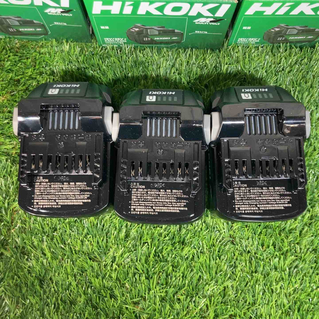 ▼ハイコーキ(HIKOKI) リチウムイオンバッテリー 36V/2.5Ah BSL36A18X 3個セット【戸田店】