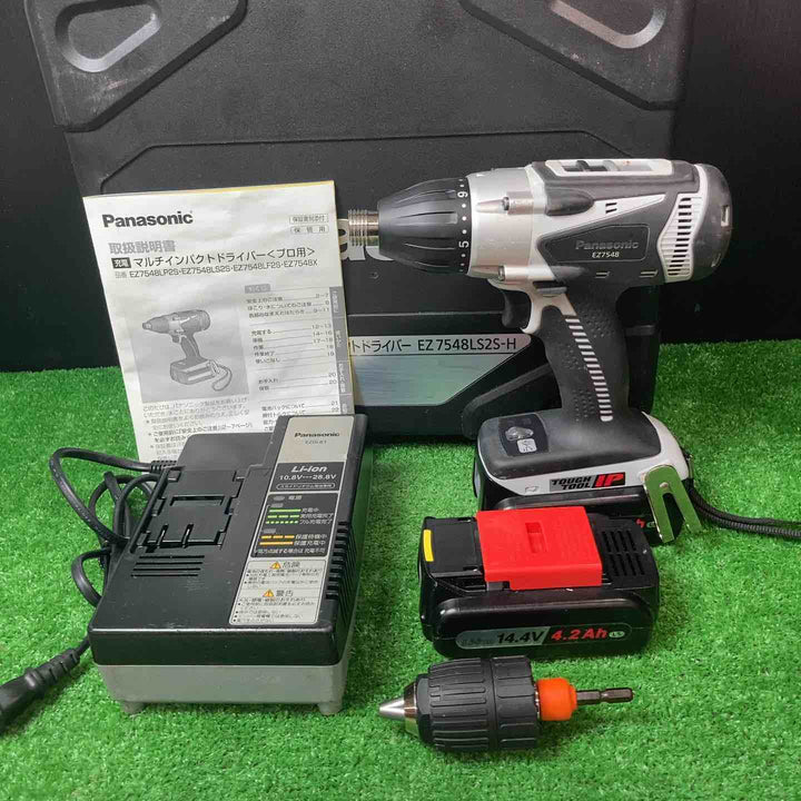 ★パナソニック(Panasonic) コードレスマルチインパクトドライバー EZ7548LS2S-H【岩槻店】