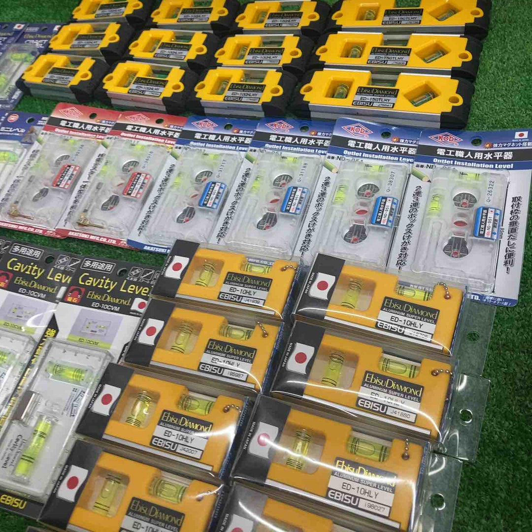 18go【未開封/送料無料】水平器 磁石モデル マグネット付き 40個まとめ売り エビスダイヤモンド KOD シンワ等【川越店】