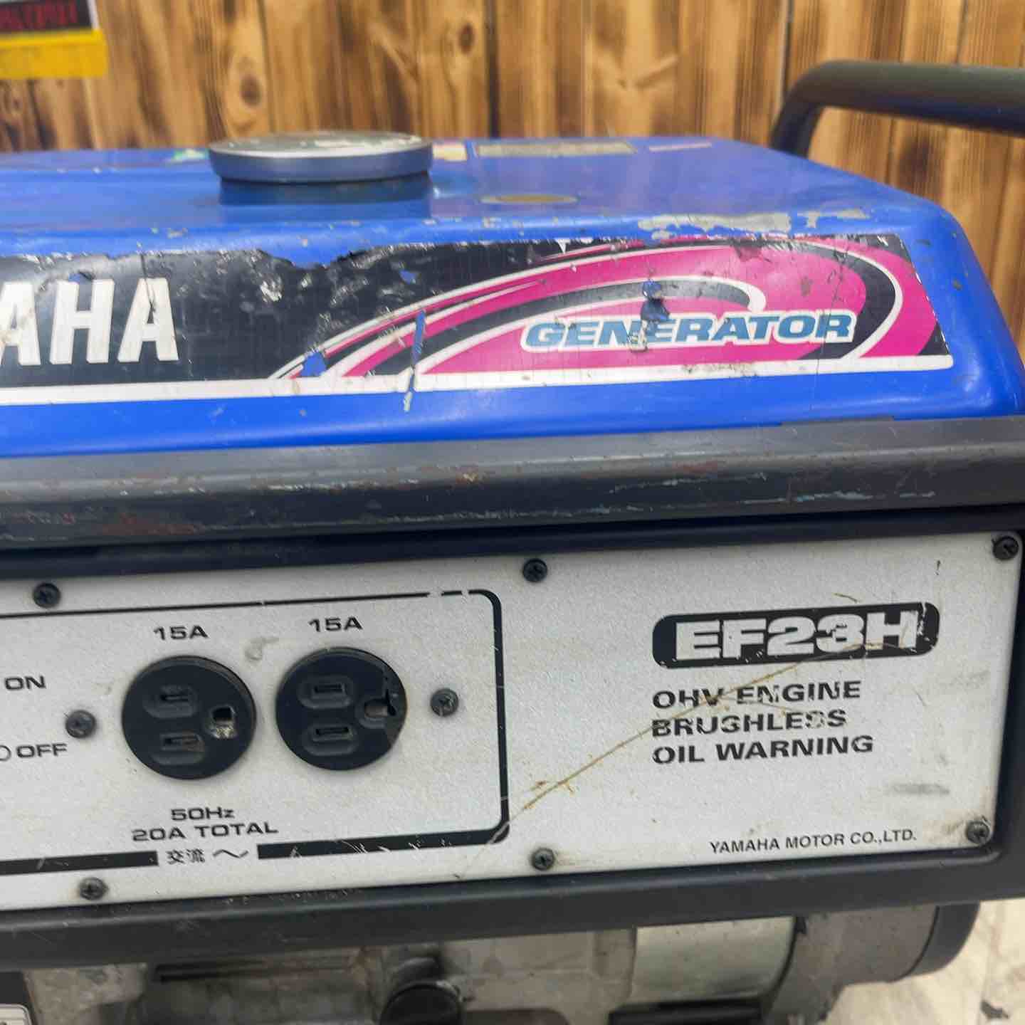 店頭受取り限定】☆ヤマハ(YAMAHA) 発電機 EF23H_50Hz【越谷店