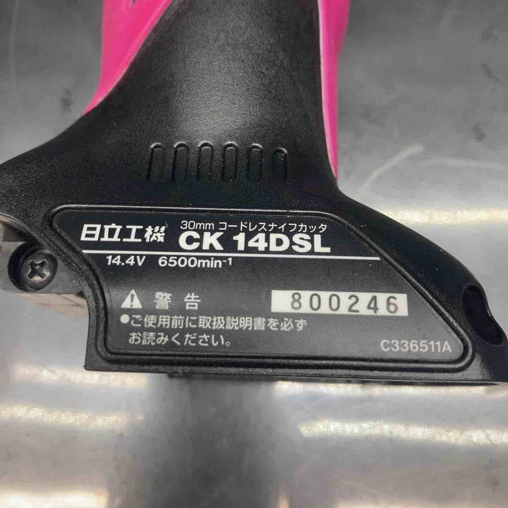 ◇ハイコーキ(HIKOKI ※旧:日立工機)  14.4Vコードレスナイフカッタ CK14DSL(LSCK)【川越店】