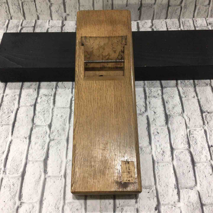 碓氷健吾 寿一 寸八鉋 鉋身幅約71mm 削り跡有り 収納袋付き 【川口店】