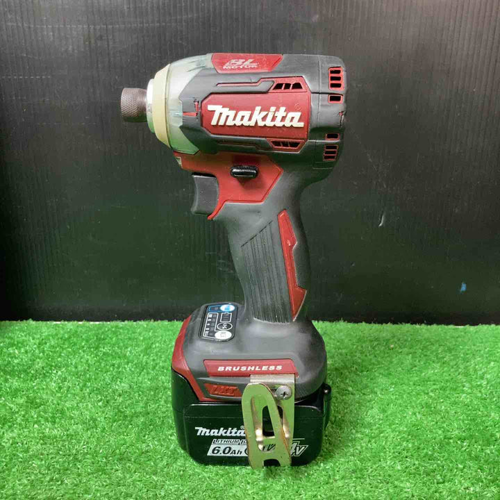★マキタ(makita) コードレスインパクトドライバー TD160DTXAR ※ 軸ブレ有、14.4V6.0Ahバッテリー2個付き！【岩槻店】