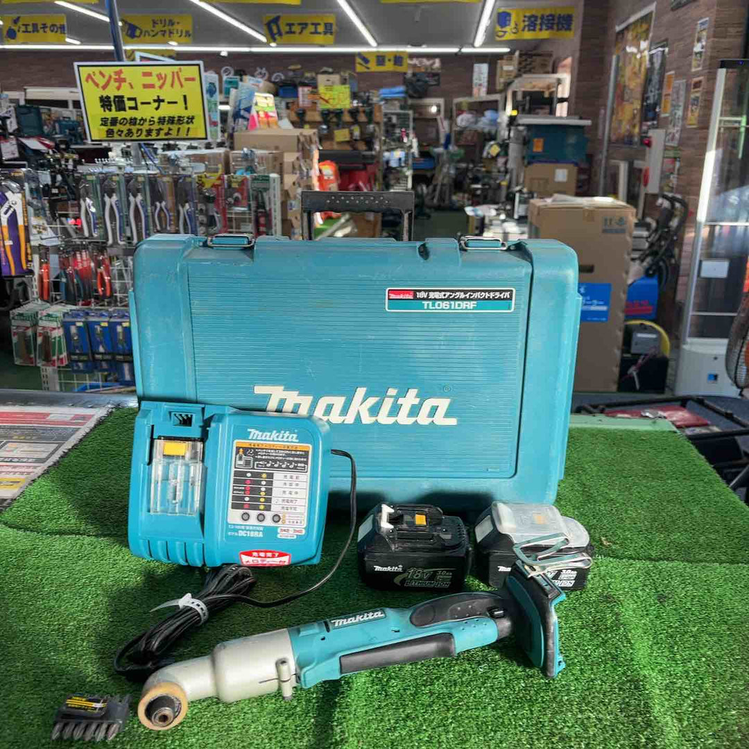 ☆マキタ(makita) 充電式アングルインパクトドライバ  TL061DRF 18V 3.0Ah 2個付き【桶川店】
