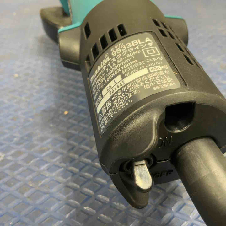 ☆マキタ(makita) ディスクグラインダ 低速高トルク ブレーキ付 100mm 9533BLA【草加店】