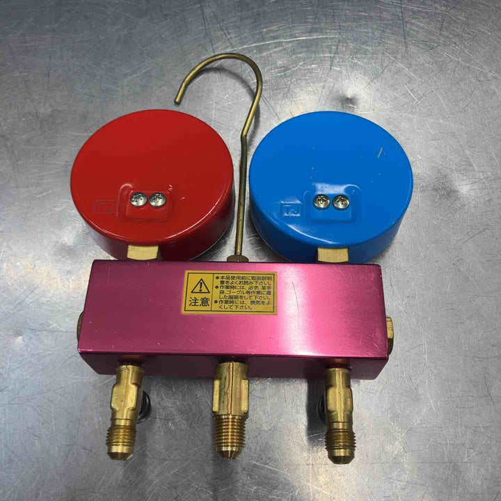 【中古品】 イチネンタスコ(TASCO) ゲージマニホールド TA141L/TA140AFK R410A用 エアコン 真空ポンプ 【東大和店】