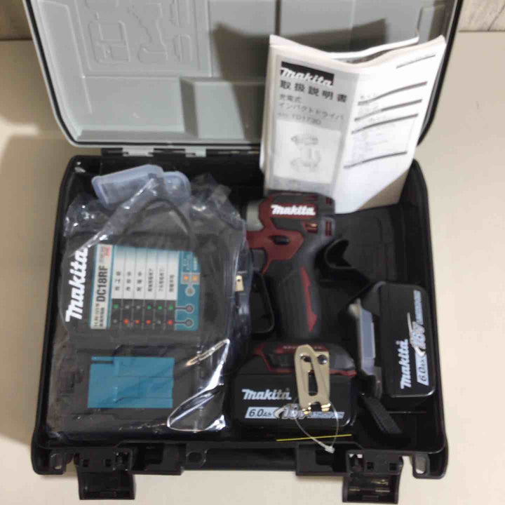 ★マキタ(makita) コードレスインパクトドライバー TD173DGXAR レッド 赤 限定色 バッテリー＆充電器付き【戸田店】