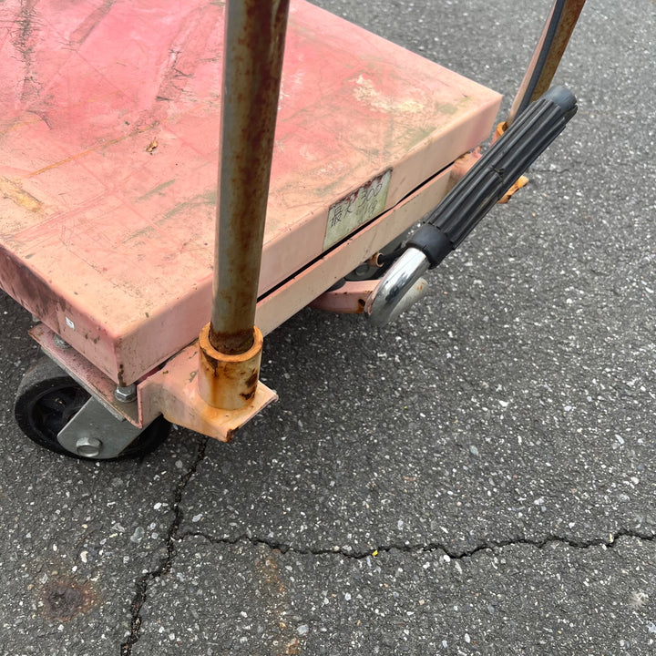 【店頭受取り限定】油圧台車 メーカー・型式・能力不明 300kg? 錆びあり 保証なし【岩槻店】