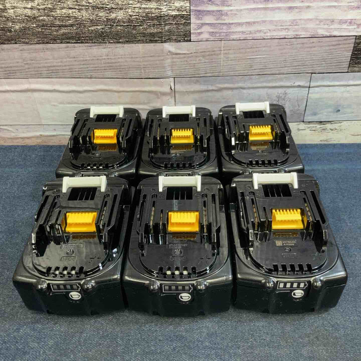 【未使用品】6個セット マキタ makita 18V 6.0Ah リチウムイオンバッテリー BL1860B【八潮店】