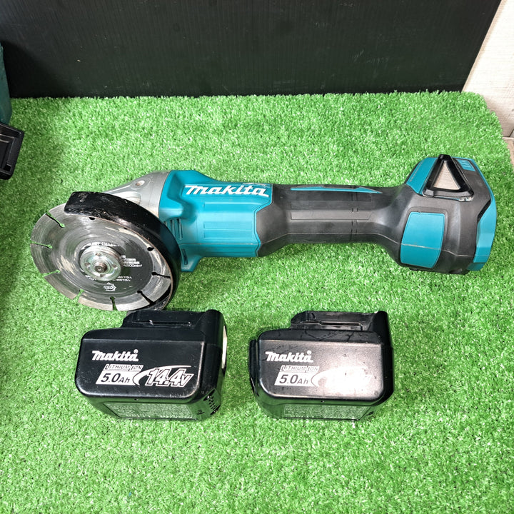 マキタ/makita 100mmコードレスディスクグラインダ GA403DRT 14.4V5.0Ahバッテリー2個付き【岩槻店】