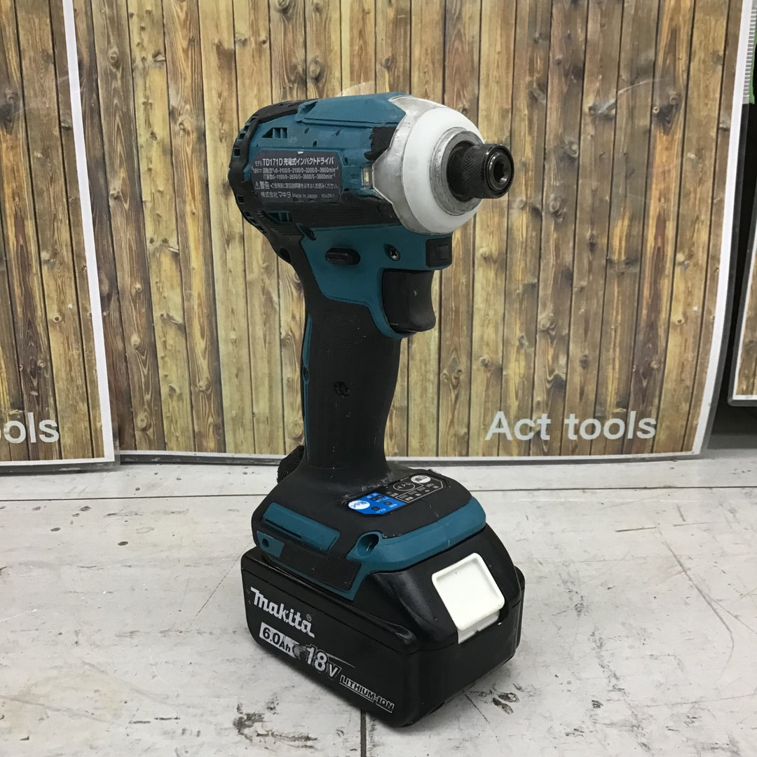 【中古品】 マキタ/makita コードレスインパクトドライバー TD171DRGX 【鴻巣店】