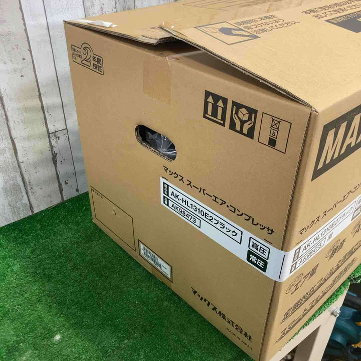 ★マックス(MAX) 高圧常圧兼用エアコンプレッサー AK-HL1310E2_ブラック【町田店】