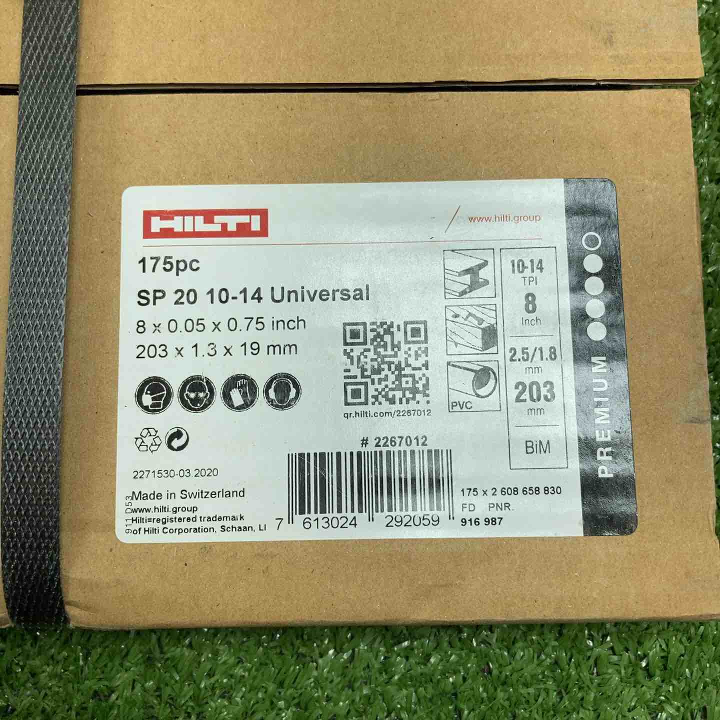 ヒルティ SP20 10-14 レシプロソーブレード 175枚【野田愛宕店】【店頭取引限定】【未使用】管理番号：ITRYSUZ12LS0 ◇ヒルティ(HILTI) レシプロソーブレード SP20 10-14Univaesal(175pc