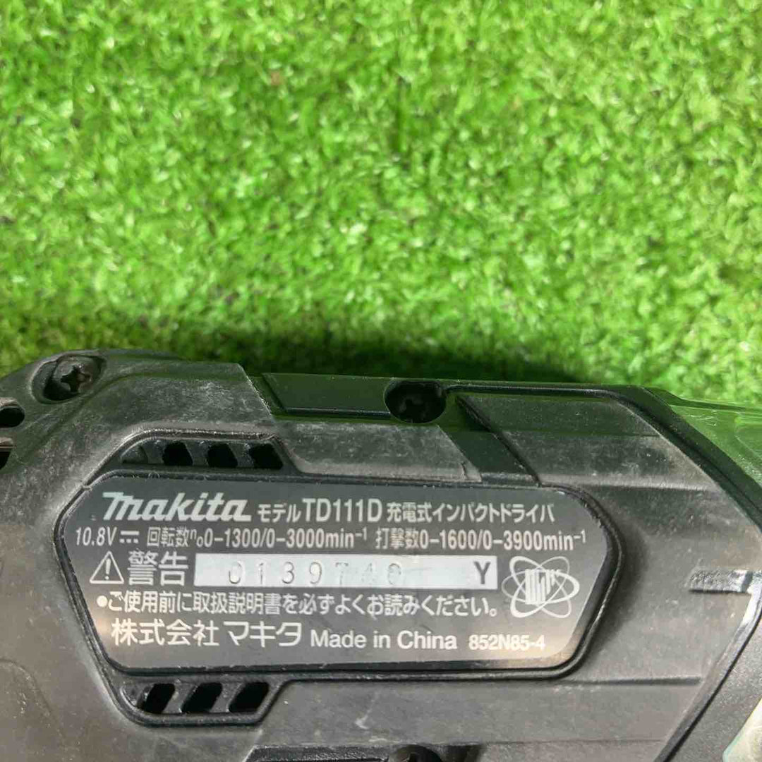 マキタ(makita) コードレスインパクトドライバー TD111DSMXB【藤沢店】