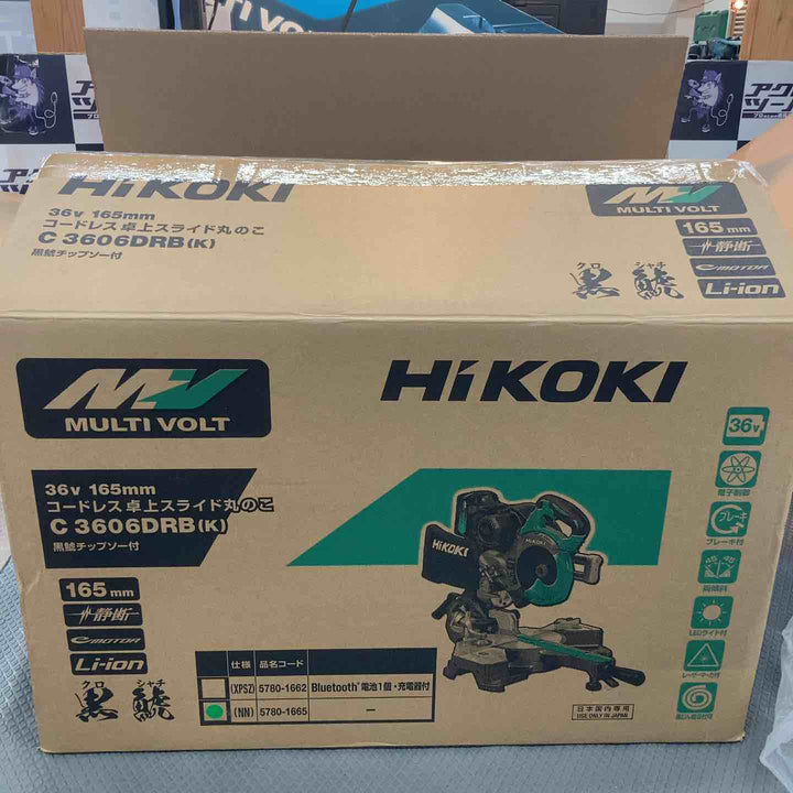 【中古品】ハイコーキ(HIKOKI ※旧:日立工機) コードレス卓上スライド丸ノコ C3606DRB(K)(XPSZ)【所沢店】