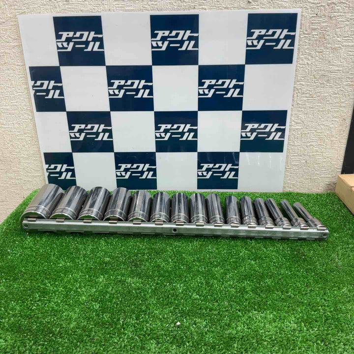 スナップオン(Snap-on) ディープソケット 15点セット S40I/36/34/32/30/28/26/24/22/20 S18IA/16/14/12/10【草加店】